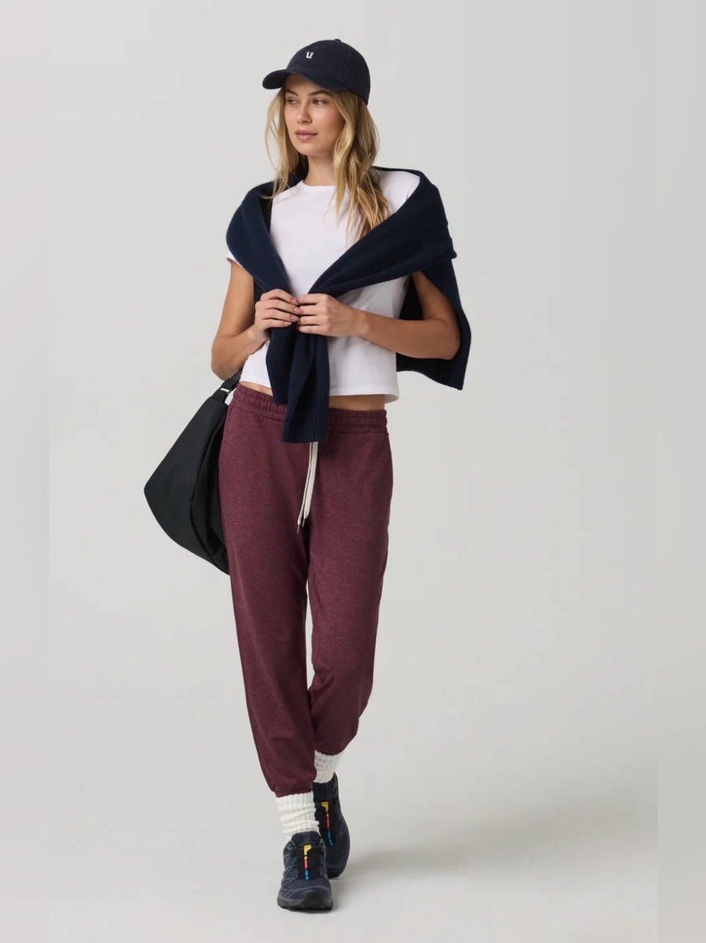 Vuori Performance Jogger Ruby Heather soft comfy athleisure size small